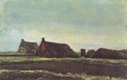 Vincent Van Gogh Farmhouses (nn04) oil painting reproduction